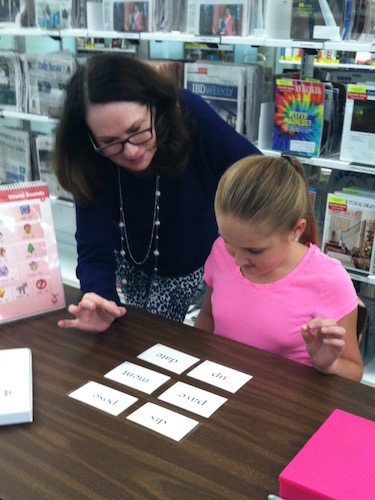 Wilson system tutoring with student